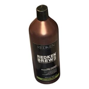 Redken Brews Daily Shampoo - Brown 33.8 New Sealed